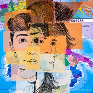 collage pubblicitario Brescia orangecreative